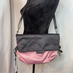 Sherpani Pink and Black Vale Reversible Crossbody Bag